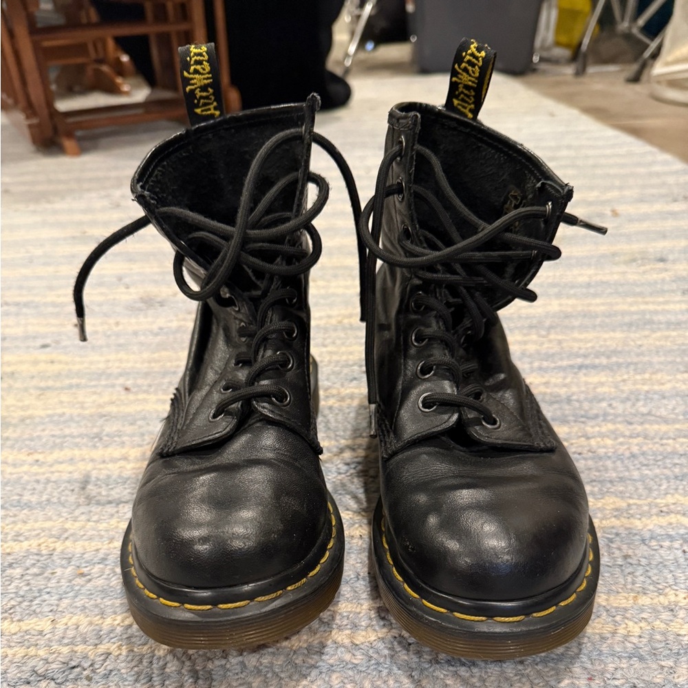 Dr. Martens Gold Sole Detail Boots